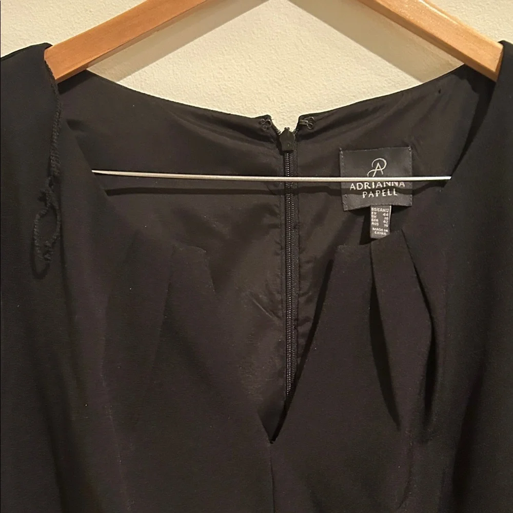 NWT Adrianna Papell Elegant Black Dress size 12 - Picture 6 of 8